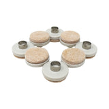 Shepherd Hardware 9934 1Inch Felt Nail On Furniture Pads, 8Pack,Almond