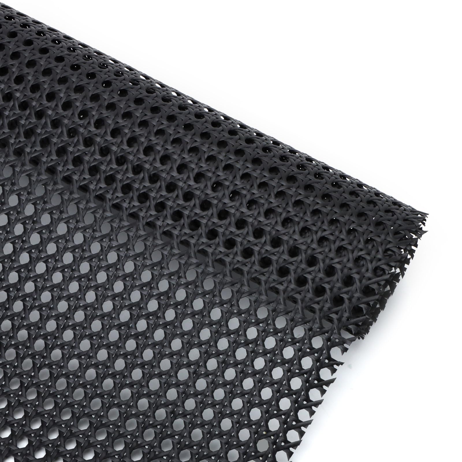 16 Width Plastic Cane Webbing, 3.3 Feet Cane Webbing Roll for Caning Project, Rattan Webbing, Caning Material for Chairs, Cabi