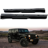 KUAFU Floor Support Body Mounts Compatible with 1997-2006 Jeep Wrangler TJ Models Steel Torque Box Floor Pan Braces Replacement