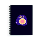 Plan To Gift Notebook A5 Plain Sun Notebook Wire Bound Spiral Printed Pages:160 (Size A5)