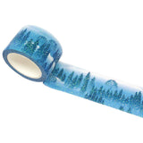 allydrew Glitter Washi Masking Tape, 30mm x 3M, Pine Forest