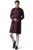 Toplot Kurta For Men || Men'S Ethnic Wear Sequin Embroidered Cotton Blend Kurta Set || Men'S Kurta (Men-Seq-Kurta-Set-5209-Wine-Xxl),Wine,2,B0DKF4R8SM