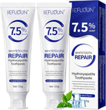 7.5% Hydroxyapatite Toothpaste, Natural Nano Hydroxyapatite Toothpaste 7.5 for Enamel Protection and Tooth Strengthening, Fresh 