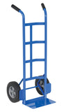 Vestil DHHT500SHR Steel Hand Truck with Dual Handle,Hard Rubber Wheels, 500 lbs Load Capacity, 441/2 Height, 21 Width X 17