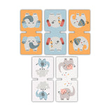 woopme Set of 5 Funny Elephant Magnetic Bookmark for Book Lovers Readers Students Gift Magnetic Page Clips Folding