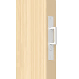 Dontay Pocket Door Handles and Edge Pull, 304 Stainless Steel Non Locking Sliding Doors Hardware, Recessed Flush Finger Pulls wi