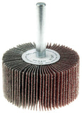 Weiler 30725 2 x 1 x 120AO Wolverine Coated Abrasive Flap Wheel, 1/4 Stem (Pack of 10), Red, 2 Dia