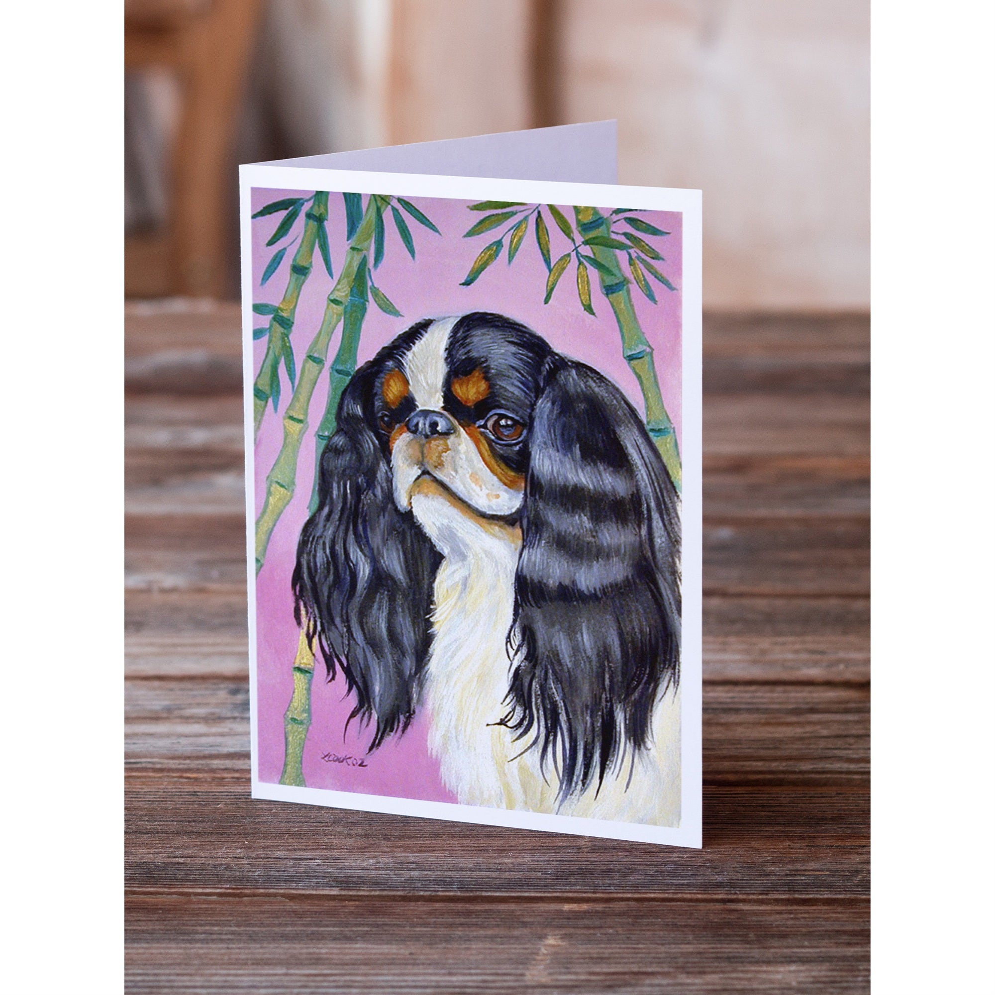 English Toy Spaniel Greeting Cards And Envelopes Pack Of 8
