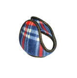 Soft Cotton Earmuffs (Ink Blue White) Headband For Men And Women Ear Cover Muff Protector Earmuffs For Cold Weather Ear 