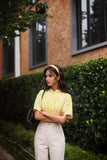 Gosriki Women'S Tunics Tops Rayon Viscose Printed Short Top For Women (Rishta Yellow-Gs_S_Yellow_Small),Yellow,,B0F62944ML