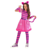 Morph Striped Pink Cat Costume For Girls - Pink Cat Costume Kids - Cat Halloween Costumes For Girls - Purple Cat Costume Kids M