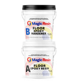 Light Gray | Floor Epoxy Resin for Garages, Basements, Warehouses, Retail Stores and More | Highly Durable | Resistant to Scratc