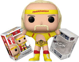 Funko Hulk Hogan Tearing Shirt - Hulkamania with Belt + ToyBop Protector: Retro WWE Pop! TV Vinyl Figure (Bundled with Pro-Delux
