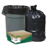 Earthsense Can Liners, 5560 Gallons, 1.25 Milliliters, 38 x 58, Black, 100/Carton (RNW6050)