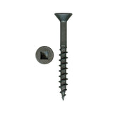8 x 1 1/2 HighPoint XT Square Drive WW Screws, Flat Head, Dry Lube, 100pc