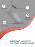 Xjarvis Ankle Length Socks For Men & Women - Moisture-Wicking Odor-Free Breathable Cotton Cushioned Half Terry Combo - Ideal For Sports Gym & Formal Wear - Pack Of 5 Pairs Grey Free Size,Pack of -5 Grey,,B0B4GKF3ZJ
