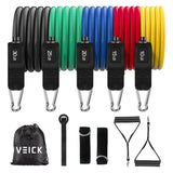 VEICK Resistance Bands, Exercise Bands, Workout Bands, Resistance Bands for Working Out with Handles for Men and Women, Exercisi