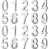 20 Pieces Mailbox Numbers for House Outside 0-9 Door Room Signs Self Adhesive Address Number Sticker for Office Wall Apartment D