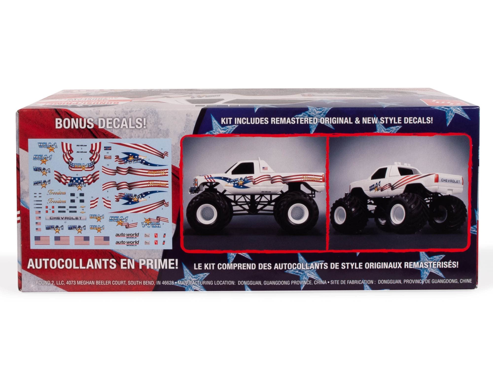 Amt Usa-1 Monster Truck 2T 1:32 Scale Model Kit