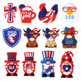 12pcs 3D Silicone Focal Beads for Pens USA 250th Anniversary Beads,DIY Crafts Silicone Beads for Keychain Making Kit Accessories