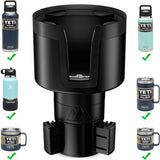 [Upgraded] Integral Ultimate Car Cup Holder Expander - Adjustable Base - Organizer & Expander for Vehicles - Compatible with Mug