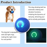 Interactive Dog Toys Dog Balls Activated Automatic Rolling Ball for Puppy Small Medium Dogs Smart Jumping Automatic Moving Bounc