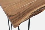 Jofran Nature'S Edge 50 Modern Solid Wood Live Edge Console Sofa Table, Natural
