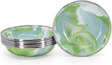 Golden Rabbit Enamelware Modern Monet Tasting Dishes - Set of 6