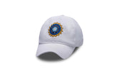 Capssea Unisex Polyester Stylish Cap With Adjustable Buckle For Summer All Season Cricket, Gym Or Other Sports (White)