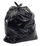 Aluf Plastics 40-45 Gallon 1.5 MIL (eq) Black Heavy Duty Trash Bags - 33 x 47 - Pack of 100 - for Construction, Industrial, Outd