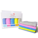 Alsoya Microfiber Cleaning Cloths, 5 Pack, MultiPurpose Cleaning Set