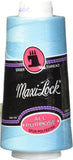 American & Efird MaxiLock Cone 3000 YardsTurquoise Thread Spool, Blue