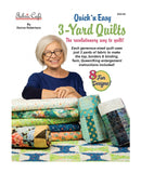 Fiber Caf  Quick and Easy 3-Yard Quilts Pattern, Brown