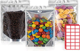 BELLE KR 4x6 Mylar Bags Stand Up - Pack Of 1000-7.5mil Thick - Clear Mylar Bags with See Through Window for Freeze Dryer