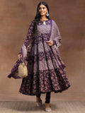 Libas Women'S Cotton Kurta Sets (358990Hs_Purple_S)