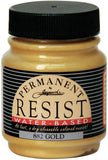 Permanent WaterBased Resist 2.25 Ounce Gold