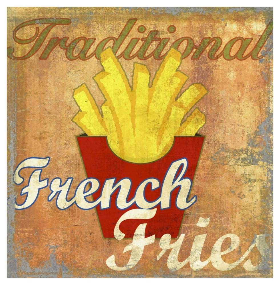 French Fries-Paper Art-42,,X42,,