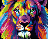 Komking Paint by Number for Adults Kids Beginner, Paint by Numbers Kits on Canvas Painting Kits for Art Crafts Gift, Colorful Li