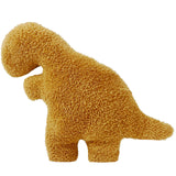 Isaacalyx Dino Nugget Pillow, 14 inch Soft Dinosaur Chicken Nuggets Pillow for Birthday Gifts, Dinosaur Theme Party Decorations 