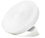 Abbaoww 50 Yards Cotton Twill Tape Ribbon 1.5 Inch, Soft Natural Webbing Tape Herringbone Tape for Sewing DIY Craft, White
