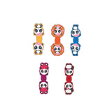 woopme 5 PCs Baby Panda Magnetic Bookmark for Students Kids Book Lovers Readers Gift Magnetic Page Clips Folding