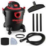 Shop-Vac 2035089 Wet/Dry Vacuum Cleaner, 5 Gallon, 3.0 Peak HP, 1.25 Inch Diameter x 7 Foot Hose, 7 Foot Cord, Ideal for Jobsite