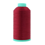 Mandala Crafts Size 46 210D T45 Bonded Nylon Thread - Maroon 2843 YDs Tex 45 Heavy Duty Sewing Threads for Leather, Jeans, Weavi