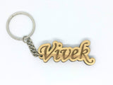 Carveglow Personalized Engraved Name Wooden Keychain | Anniversary Gift | Birthday Gift