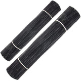 Waycreat 200 Pieces Pipe Cleaners Black Chenille Stem for DIY Art Craft Decorations (6mm x 12 Inch)