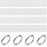 2000 Pieces No Tarnish Stainless Steel Jump Rings for Jewelry Making, 5mm, 20 Gauge Thickness, Silver (5mm)