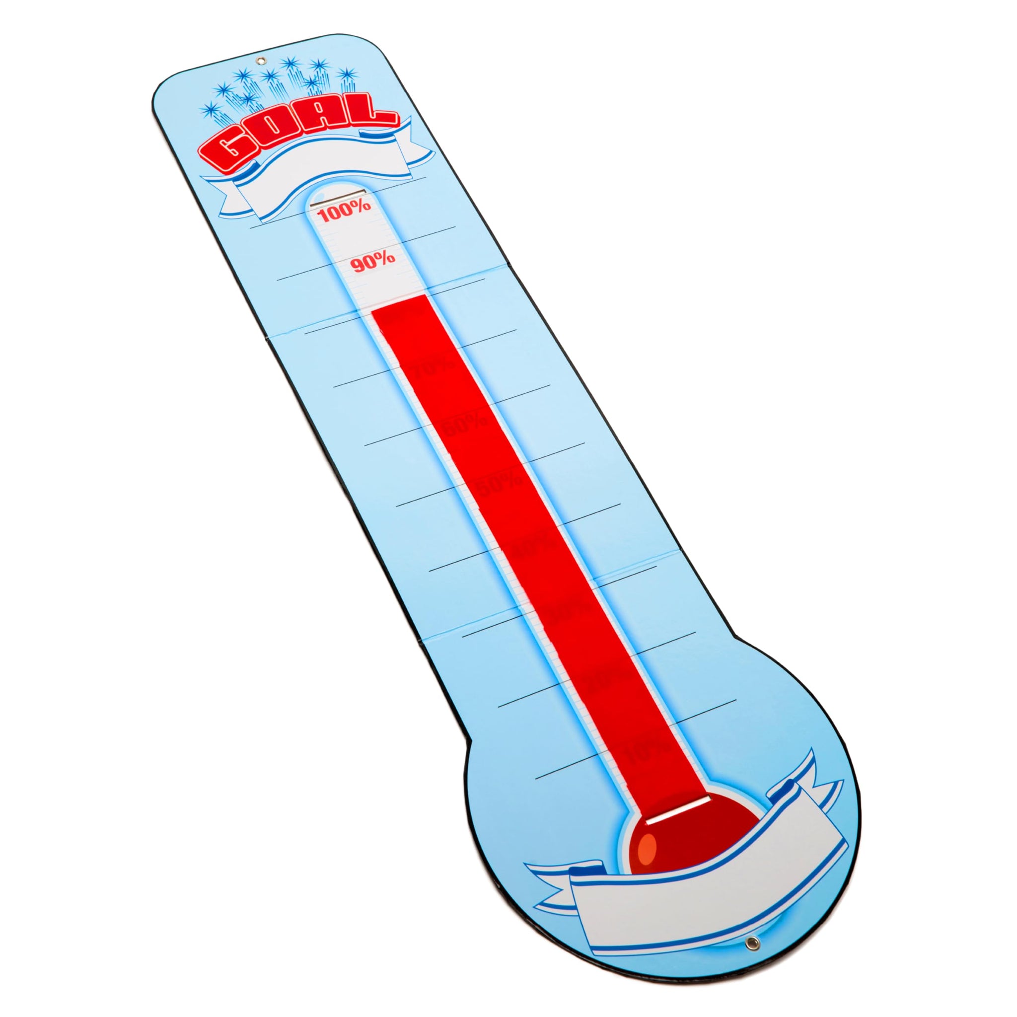 BigMouth Inc. Goal Chart, Goal Setting Thermometer for Classroom & Office Decor, 48x 11  