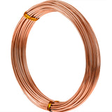TecUnite Aluminum Craft Wire for Sculpting Armature Bendable Craft Wire for DIY Jewelry Making(Copper, 10 M X 1.5 mm, 1 Roll)