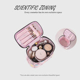 AmBealla Make up Bag Travel Cosmetic Bags Brush Holder Zipper Pouch Case Organizer Cute Organizer Suitable for Purse for Women (