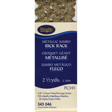 Wrights Products 117345046 Jumbo Metallic Rick Rack Trim, Gold, 2.5Yard